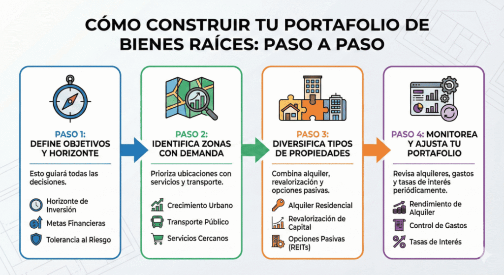 Como construir un portafolio de inversión en bienes raíces
