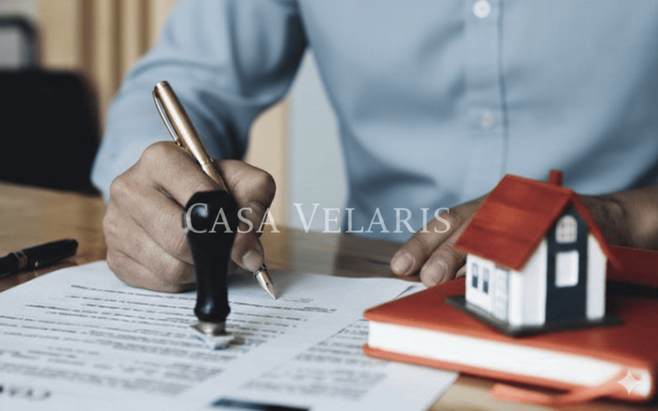 Firma de escrituras posterior a asesoría legal inmobiliaria