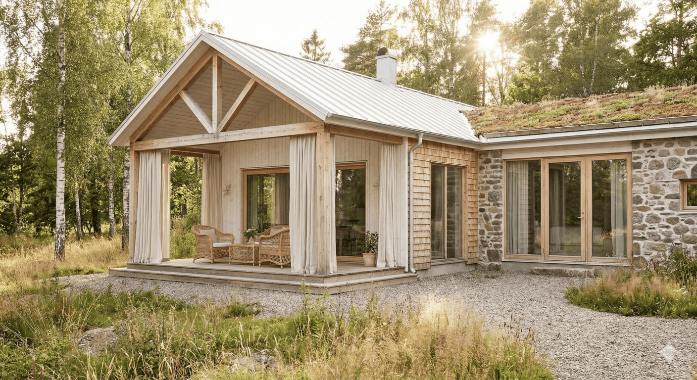 casa de una planta estilo escandinavo