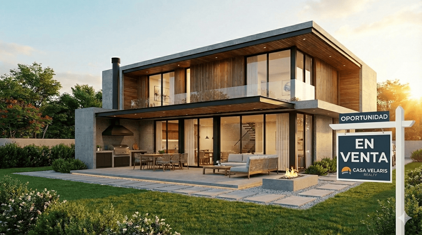 Residencia moderna de dos plantas en venta por Casa Velaris